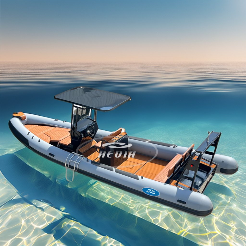 Ce Approved 7.5m Full Cabin Offshore Speed Aluminum Pleasure Fishing Boat with Engine