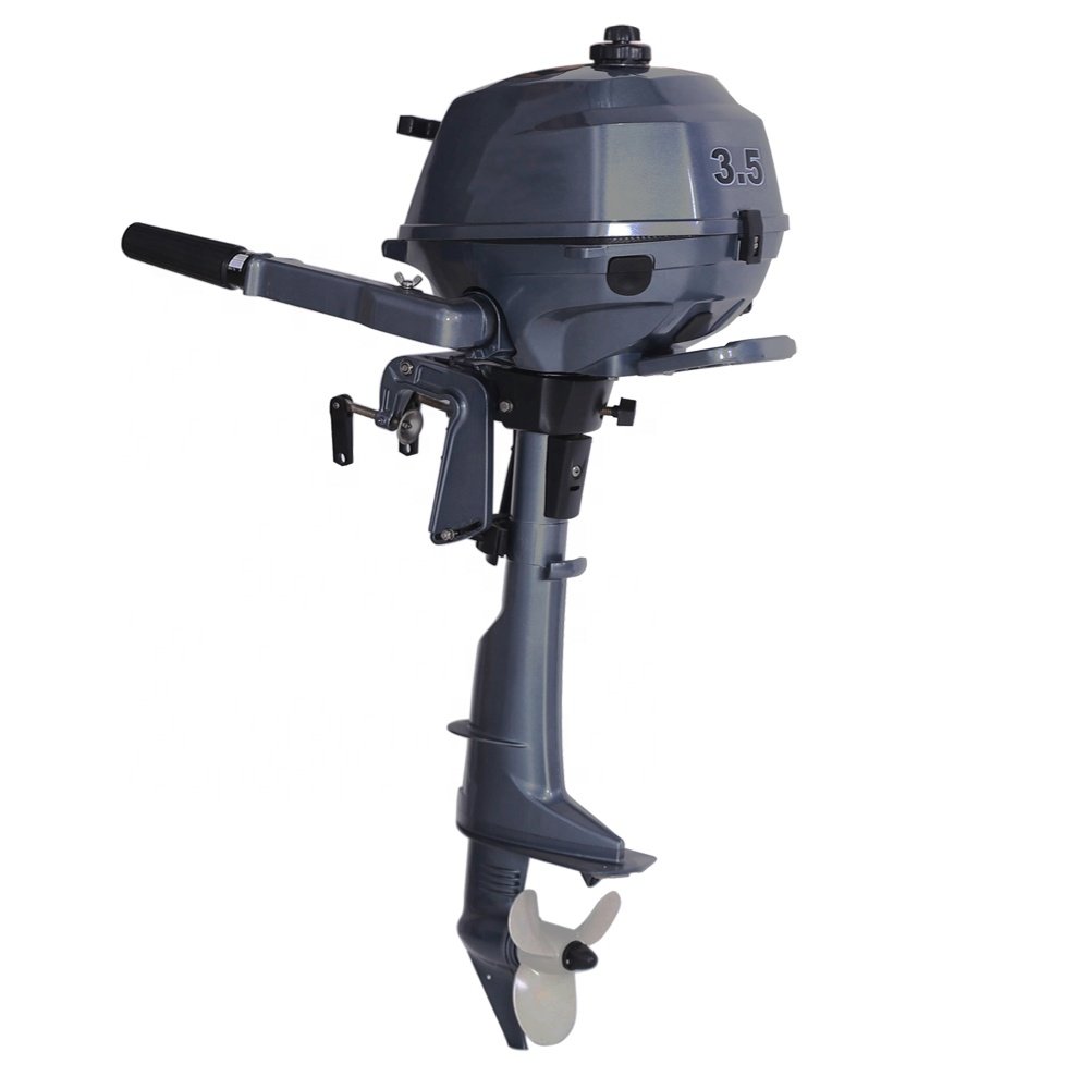 4 Stroke 3.5 hp Outboard Motor Inflatable Fishing Boat Motor with Low Noise Boat Engine
