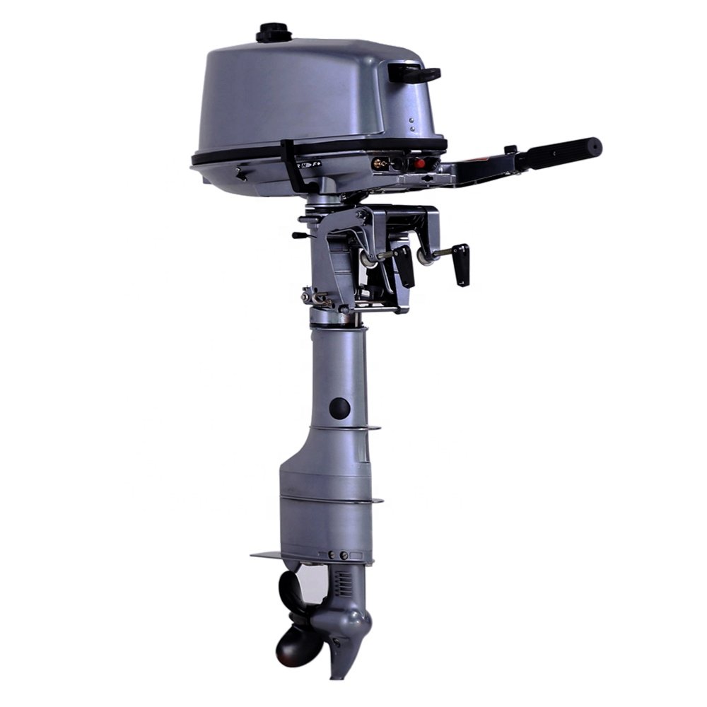 4 Stroke 3.5 hp Outboard Motor Inflatable Fishing Boat Motor with Low Noise Boat Engine