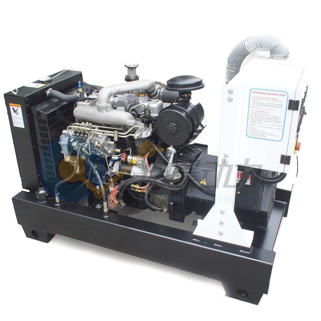 Isuzu-Tech 4-Cylinder 4JB1 Series 20-30 KW Industrial Diesel Generator 4-Stroke 2.7L Electric Start Water-Cooled Engine