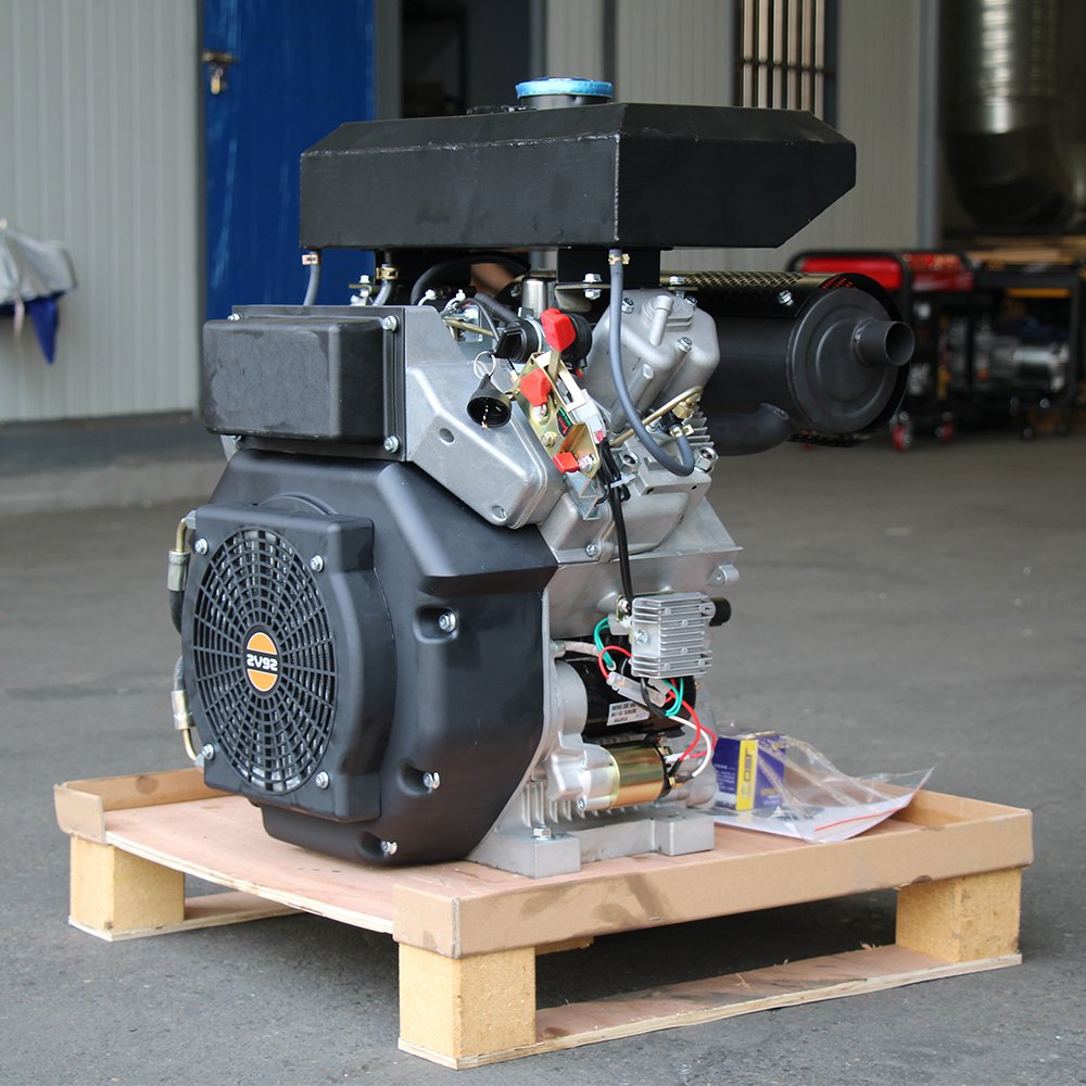 Hot in Germany 32 hp 2V92F Double Cylinder Chinese Manufacturers diesel Engine with Spare Parts