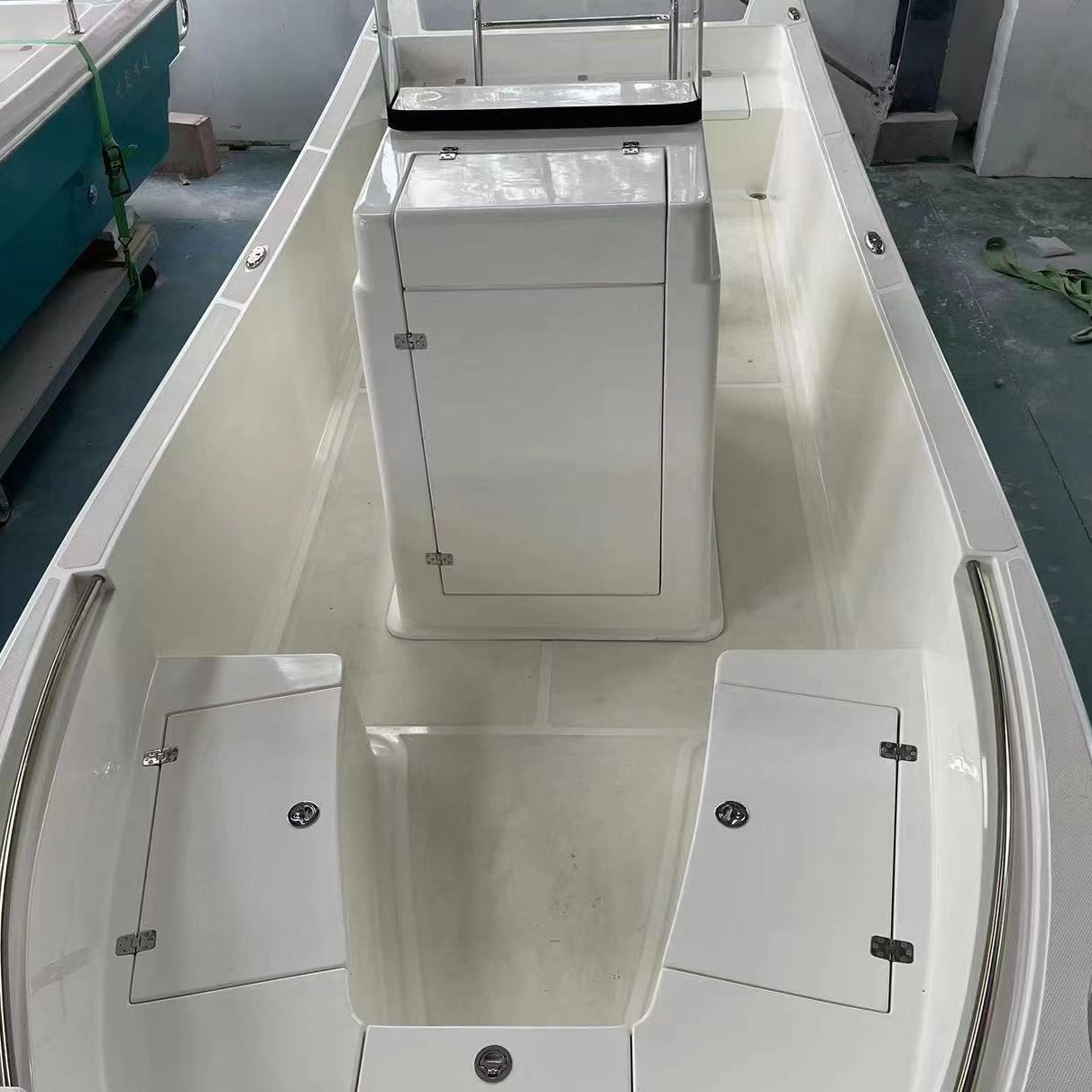 23ft Fiberglass Fishing Boat With Center Console Marine Yacht Engine for Sale