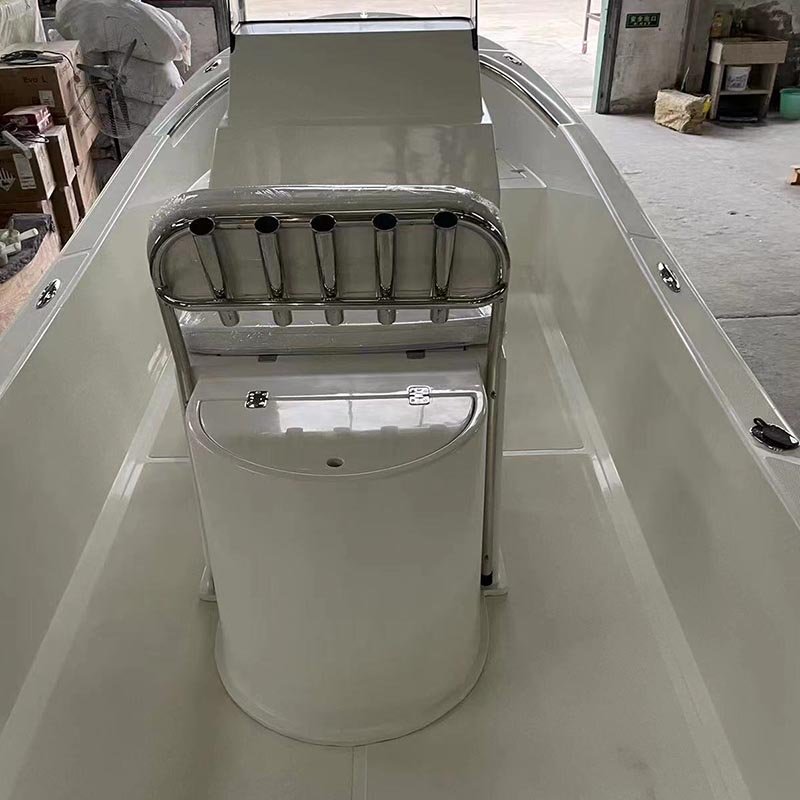 23ft Fiberglass Fishing Boat With Center Console Marine Yacht Engine for Sale