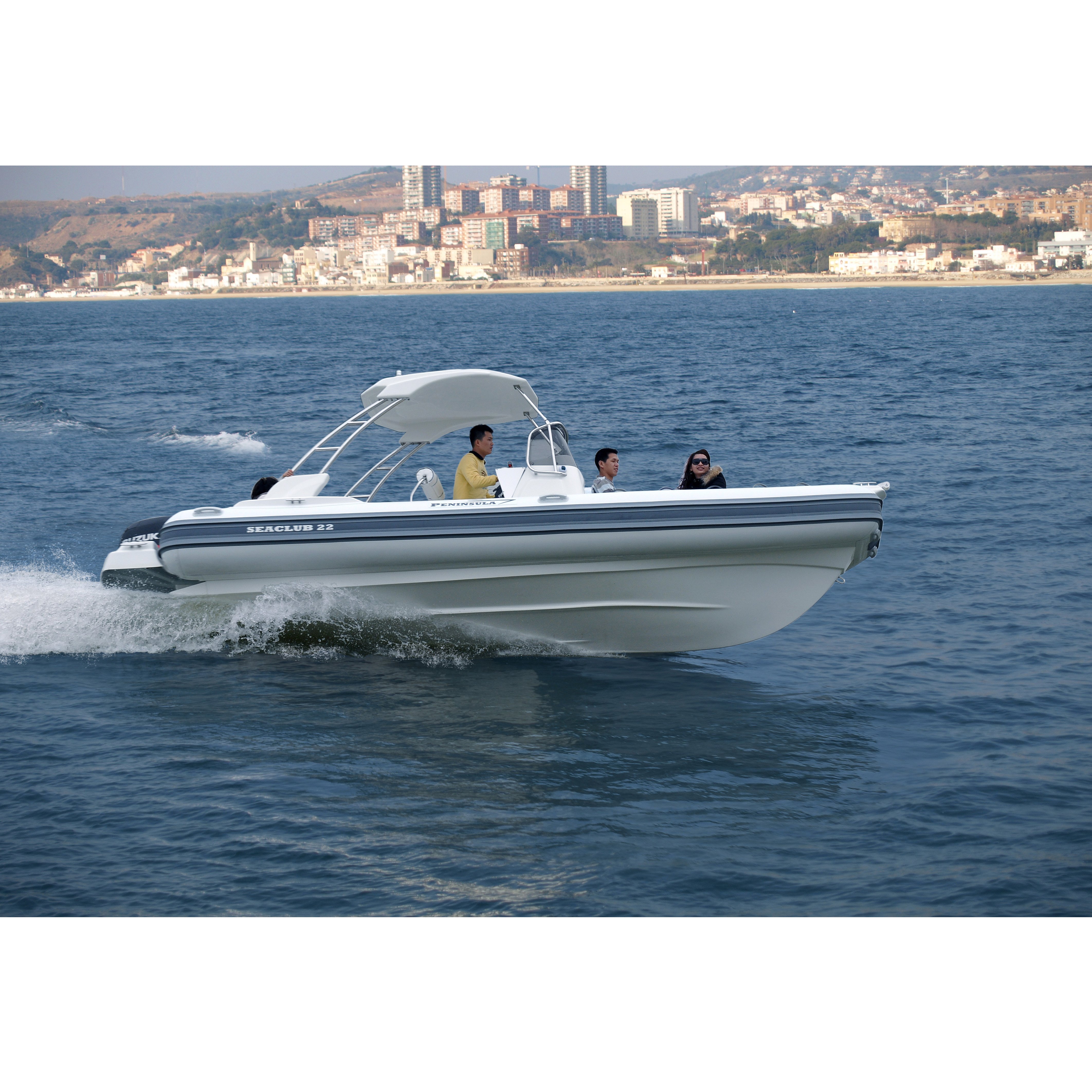 SEACLUB 22 6.5m Inflatable Boat with Outboard Motor