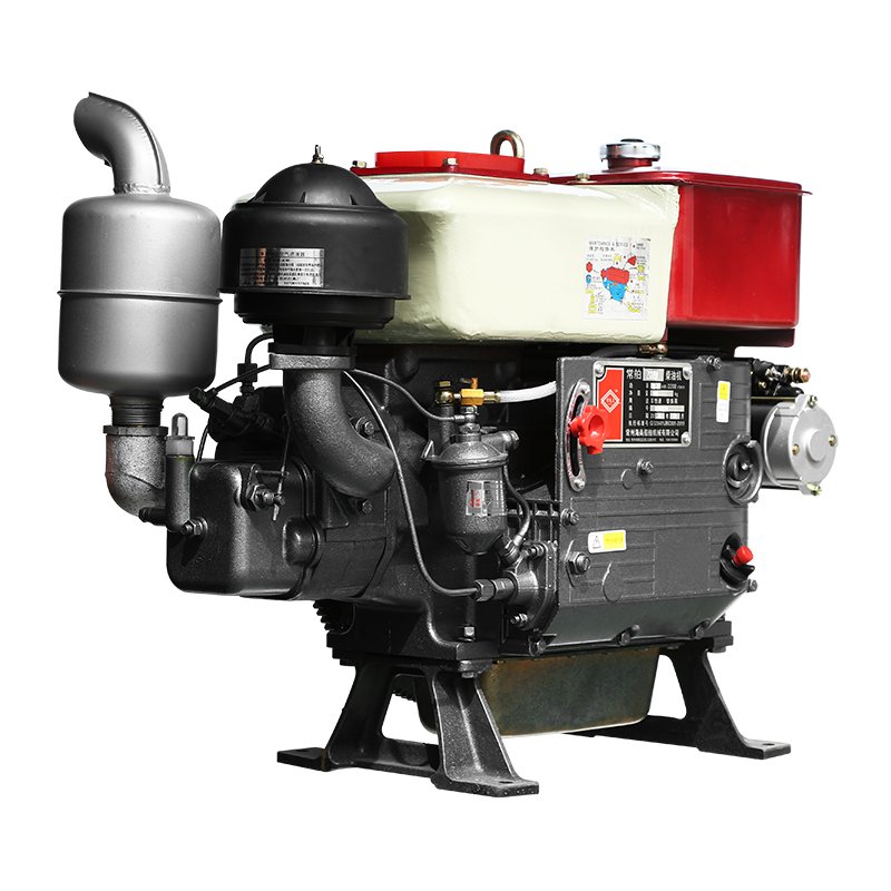 Brand-new 12 Horsepower Electric Start Single Cylinder diesel Engine, Strong Power and Cheap Price, Agricultural Engine.