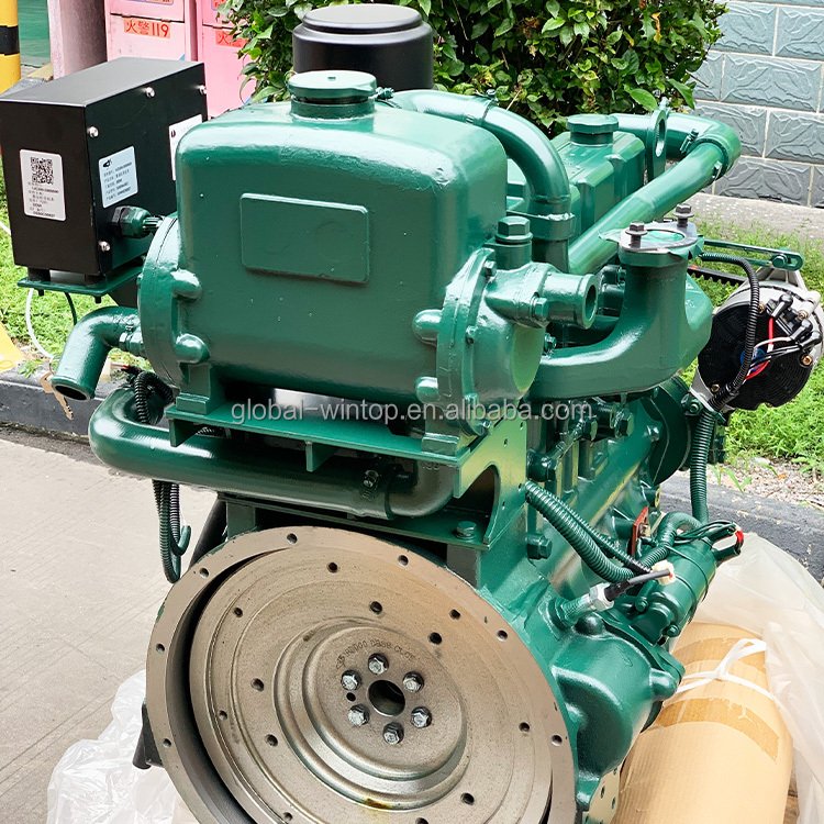 New 4 Cylinders in Line 40HP Small Marine Propulsion Electric Engines Boat With Gearbox