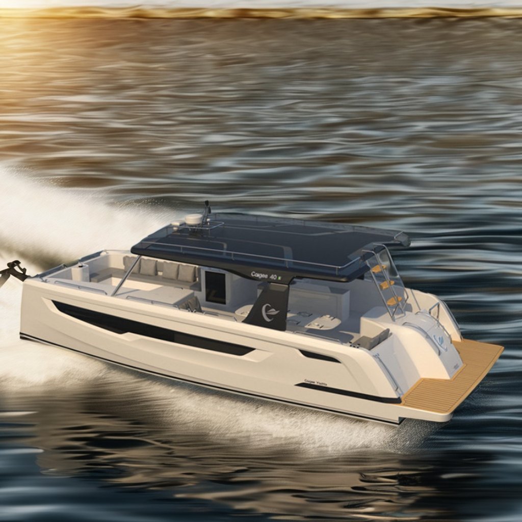 Luxury Catamaran Fishing Boat Custom Colors EVA/Aluminum PVC Rowing Yacht Leisure Yacht with Trailer from Chinese Factory