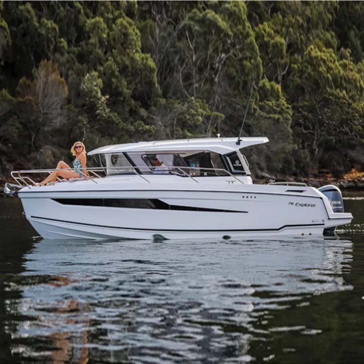 High Performance Aluminum Boat with 4/6/10 Seats Easy Operation Eco-Friendly Affordable Outboard Engine EVA Hull Material