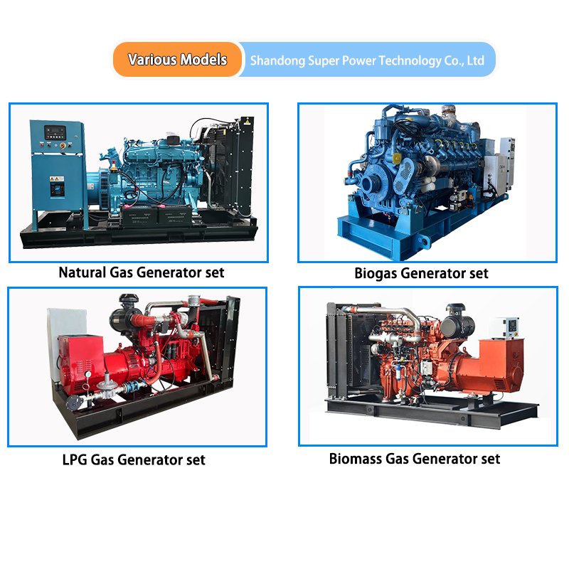 High Performance Natural Gas Electric Power Generator Natural Gas Engine Genset 120kw/150kva Propane Gas Engine Genset