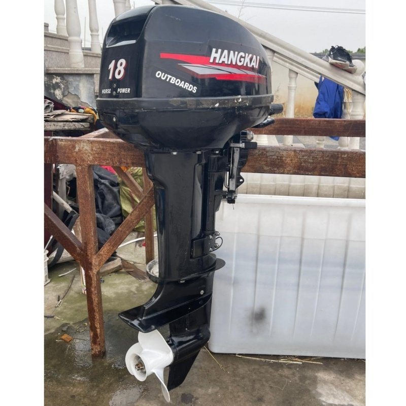 Good Quality Hangkai 2-Stroke 18HP Boat Engine Outboard Motors Water Cooled Gasoline Motor with Accessories