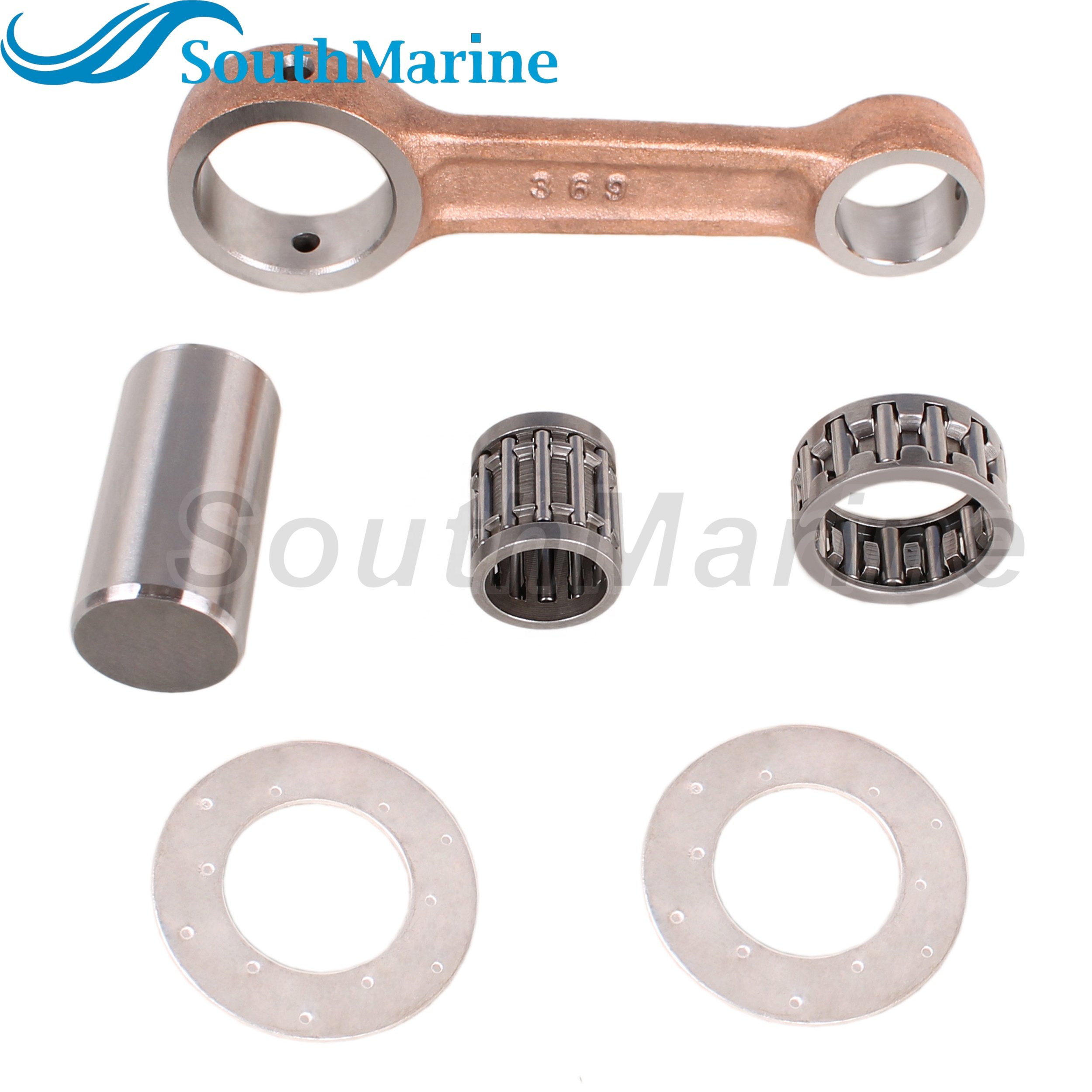 Boat Engine 369-00040-0 369000400M Connecting Rod Kit for Tohatsu Nissan 4HP 5HP M4C M5B M5BS NS4C NS5B / 813047 for Mercury