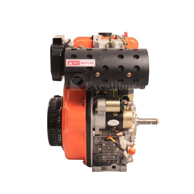 Excalibur 13HP Air-cooled Diesel Engine for Sale S192FE Motor Diesel Engine for Sale
