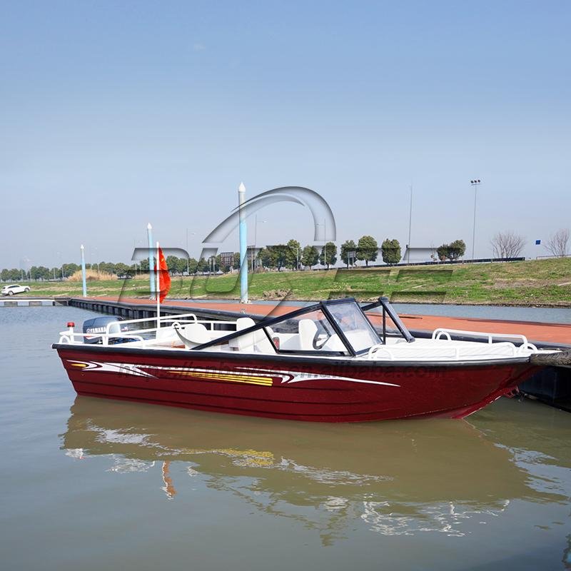 CE 4.5m/14.8ft Boat High Quality Fishing Lifestyle Yacht Aluminium Boat Without Outboard Engine