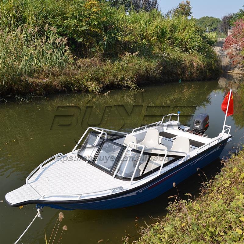 CE 4.5m/14.8ft Boat High Quality Fishing Lifestyle Yacht Aluminium Boat Without Outboard Engine