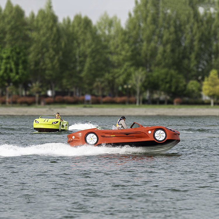 Ocean Jet Luxury Yacht for Car/Boat Water Sports Inboard Engine Fiberglass Hull for River and Ocean Entertainment and Fun