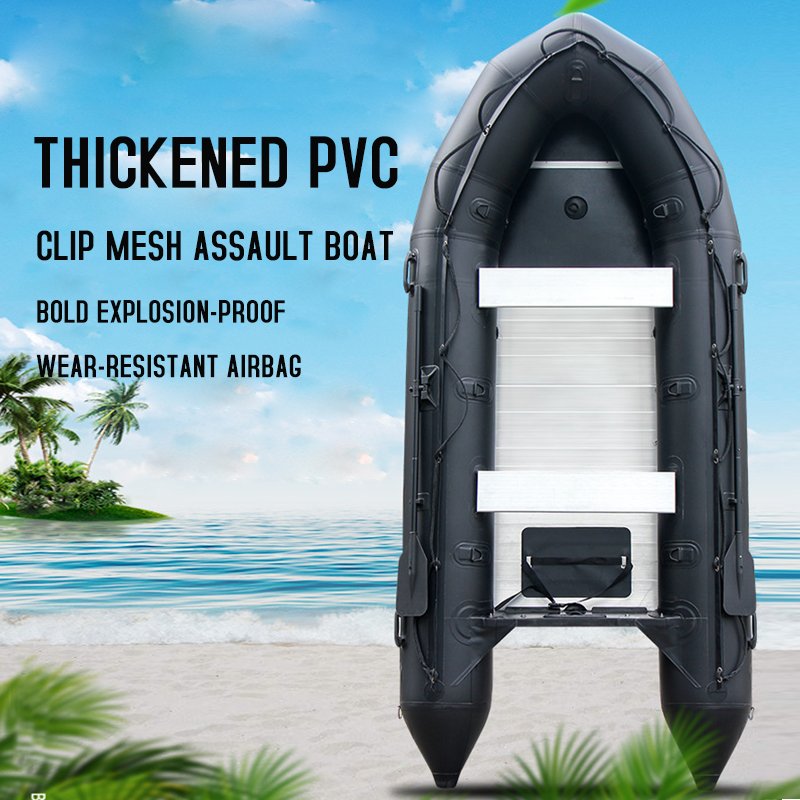 Cheap Light Weight 4-8 People Inflatable Boat Boat Black Big Size Customized 4.2m Boat Rib Hypalon
