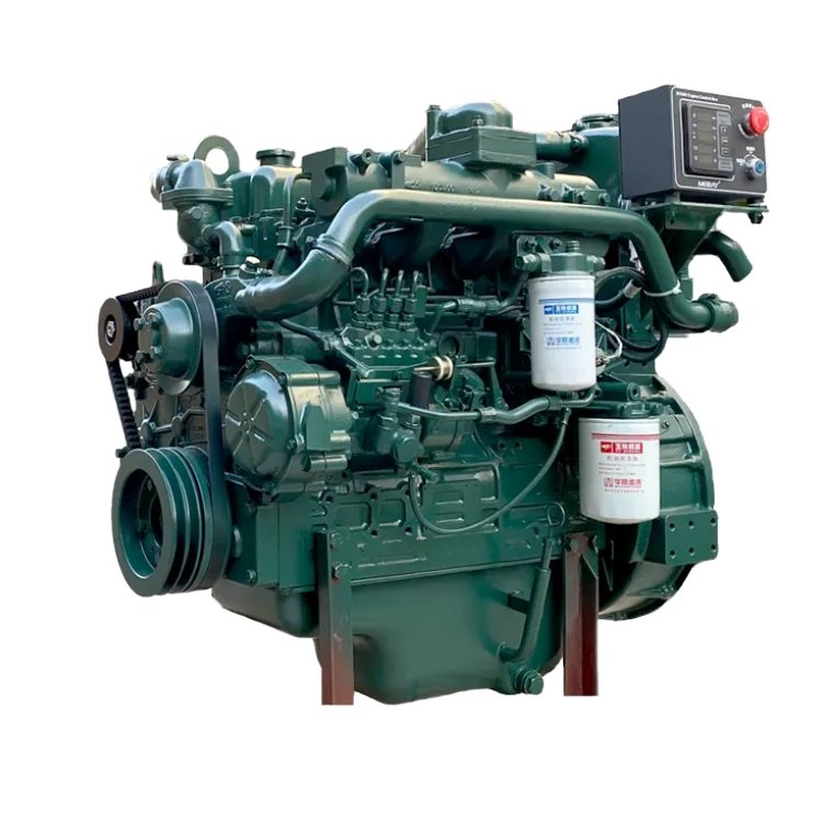 Yuchai Original Factory Direct Sale Water-Cooled Marine Engines YCD4J22C-65 50KW/1500RPM Electric Start