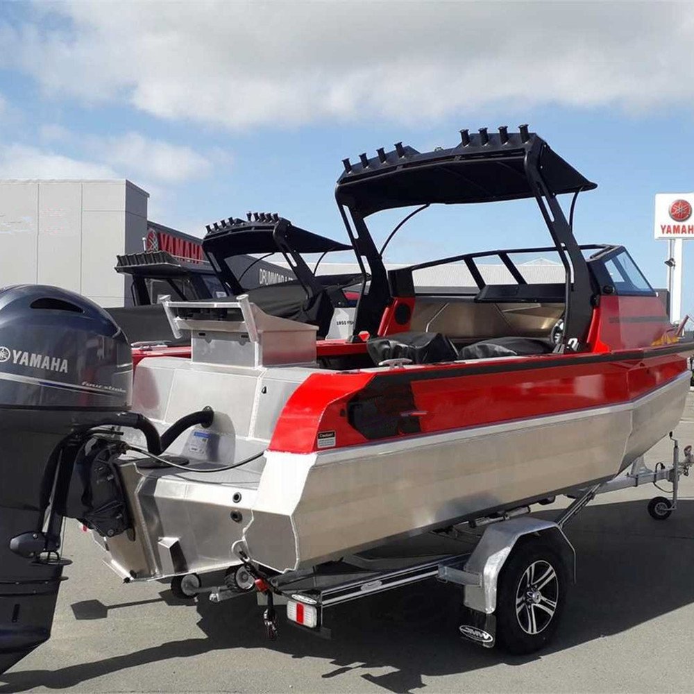Australian Designed 5.6m Aluminum Fishing Boat 18.5ft Outdoor Rowing Boat with Engine Combo Set 5.8m Aluminum Hull