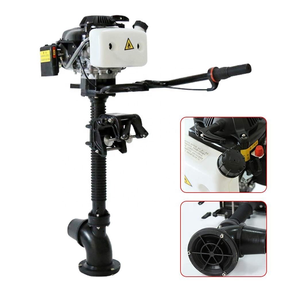 HANGKAI 4HP Heavy Duty Boat Motor 4 Stroke Boat Engine Outboard Motor Air Cooling CDI System