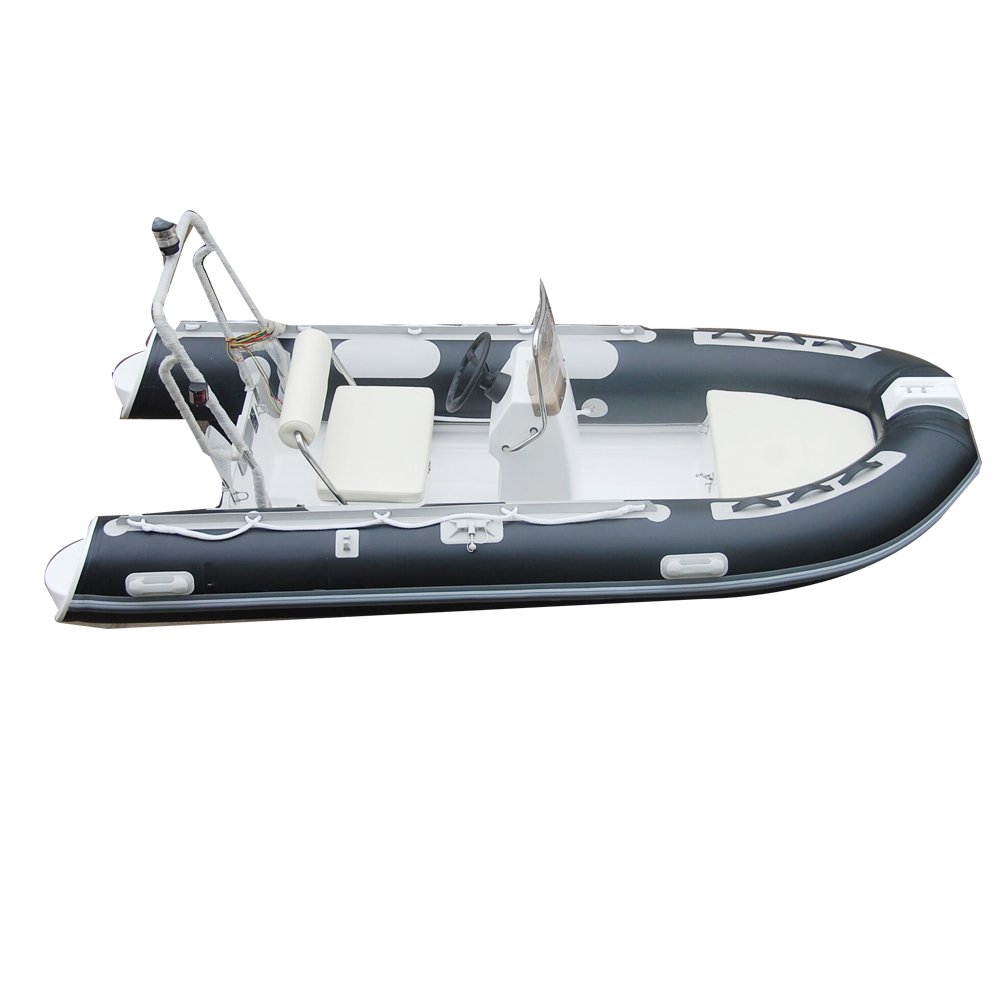 Inflatable PVC Rowing Sport Yacht 390 Rubber Rib Fishing Boat with Inboard Engine