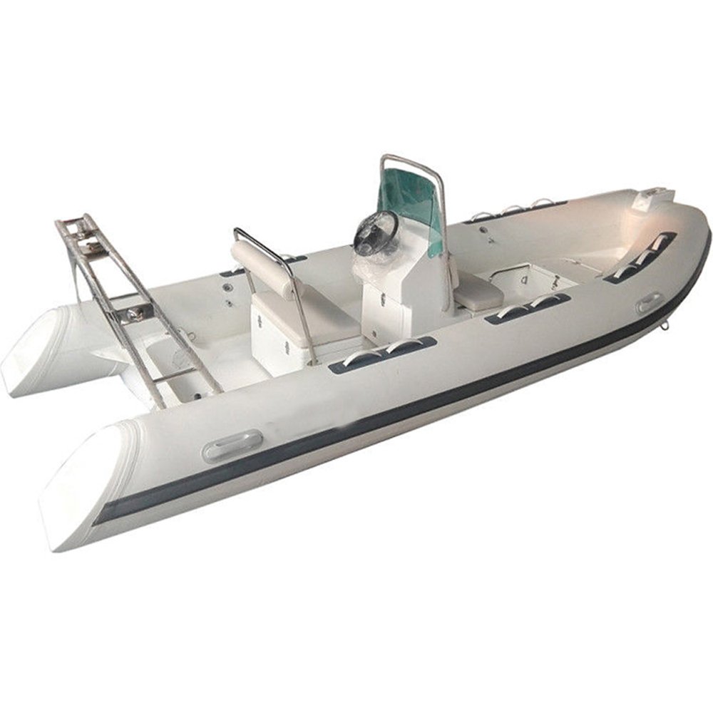 Inflatable PVC Rowing Sport Yacht 390 Rubber Rib Fishing Boat with Inboard Engine