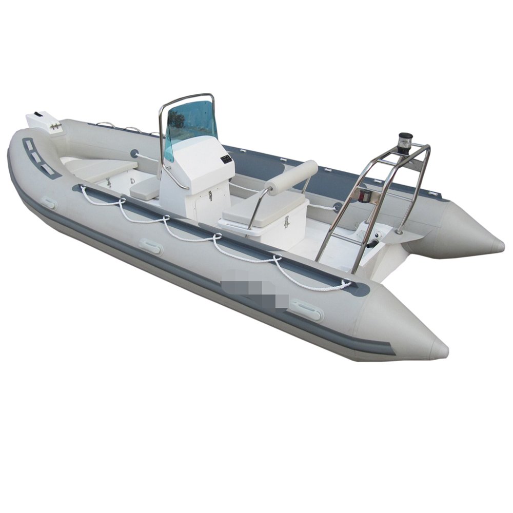 Inflatable PVC Rowing Sport Yacht 390 Rubber Rib Fishing Boat with Inboard Engine