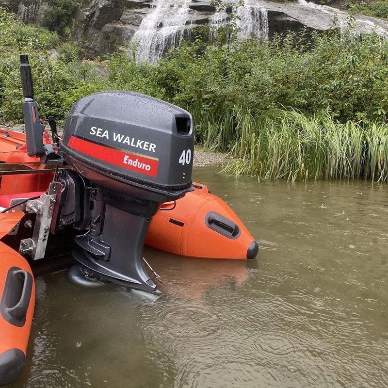 Seawalker Outboard Water Jet Drive Pump with 2 Stroke 40hp Outboard Motor Boat Engine