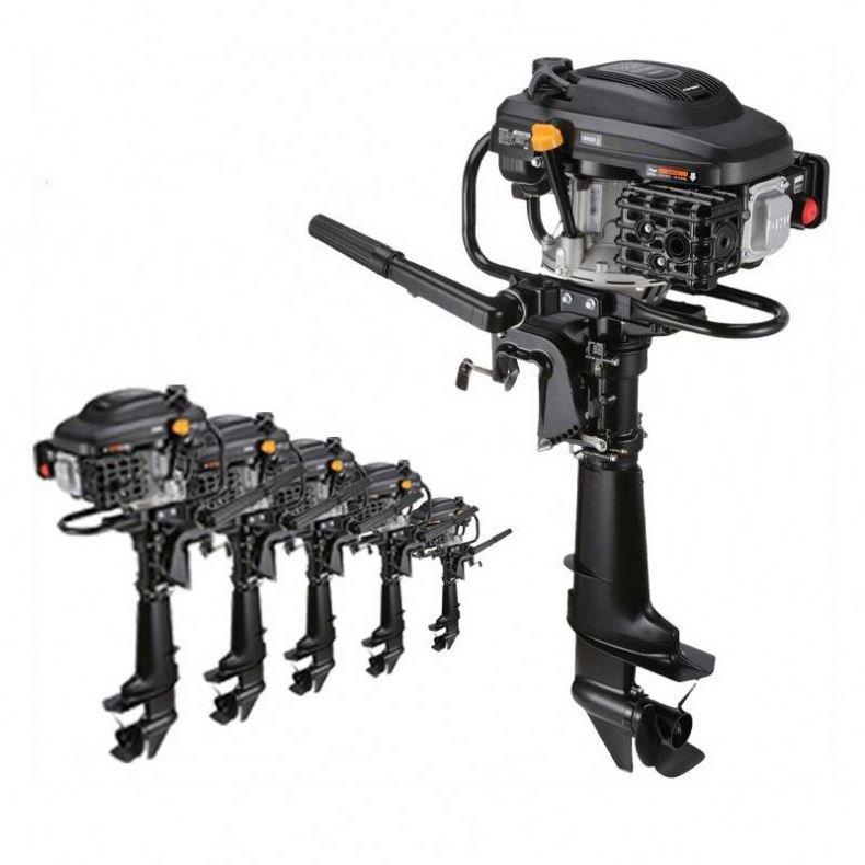 ANDUUK 9.0HP 7.5 4.5 6.5 2.5 HP 4-Stroke Diesel Outboard Motors New Condition with Long Shaft for Sales or Use