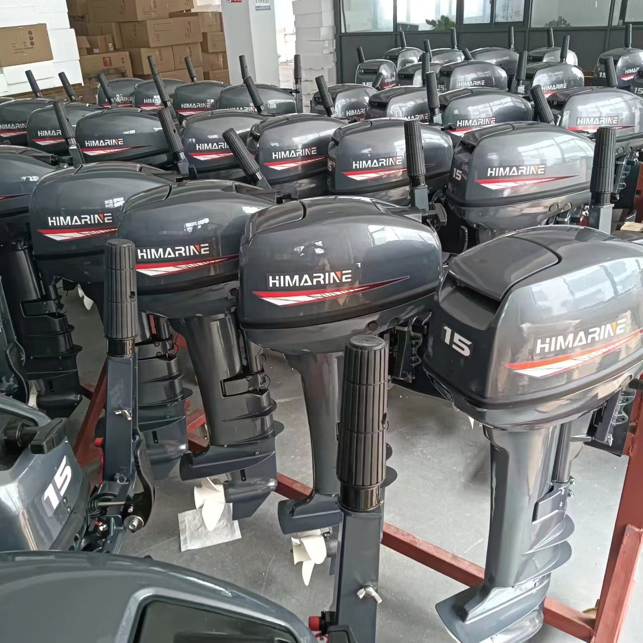 With Yamaha 15HP Outboard Outboards 63V Factory Price 2 Stroke Long Shaft / Short Shaft Boat Engine