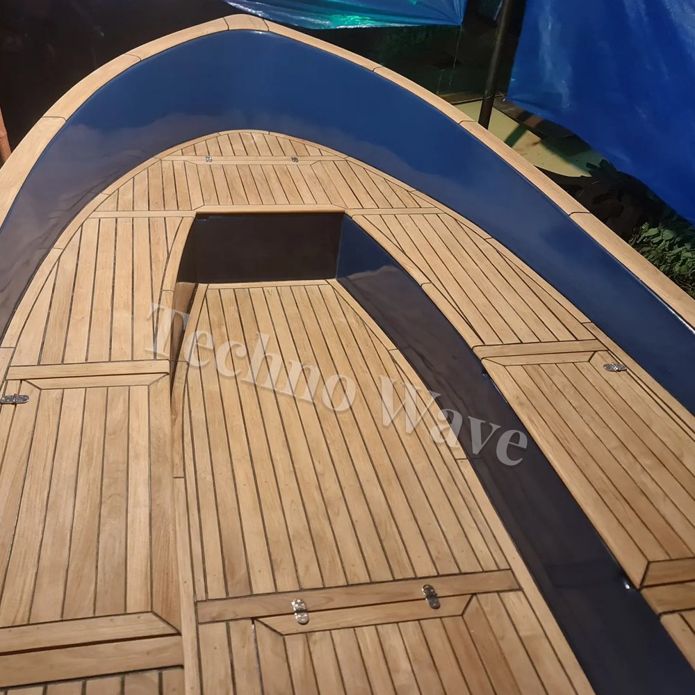 Durable Luxury Electric or Fuel Engine Boat with Comfortable Seating Steel Hull for Leisure Cruising Tours Fiberglass Hull