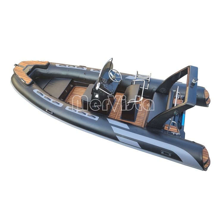 CE 17ft RIB 520 Inflatable Boat with Butter Fly Anchor Tray With Roll bar