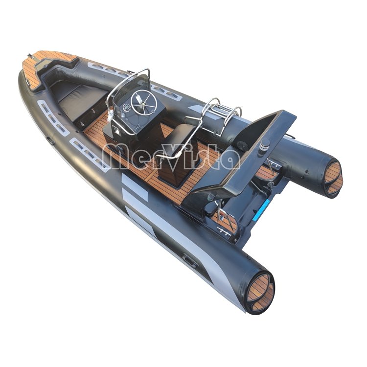 CE 17ft RIB 520 Inflatable Boat with Butter Fly Anchor Tray With Roll bar