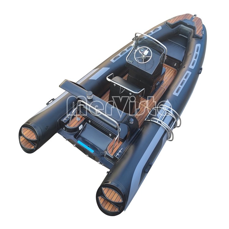 CE 17ft RIB 520 Inflatable Boat with Butter Fly Anchor Tray With Roll bar