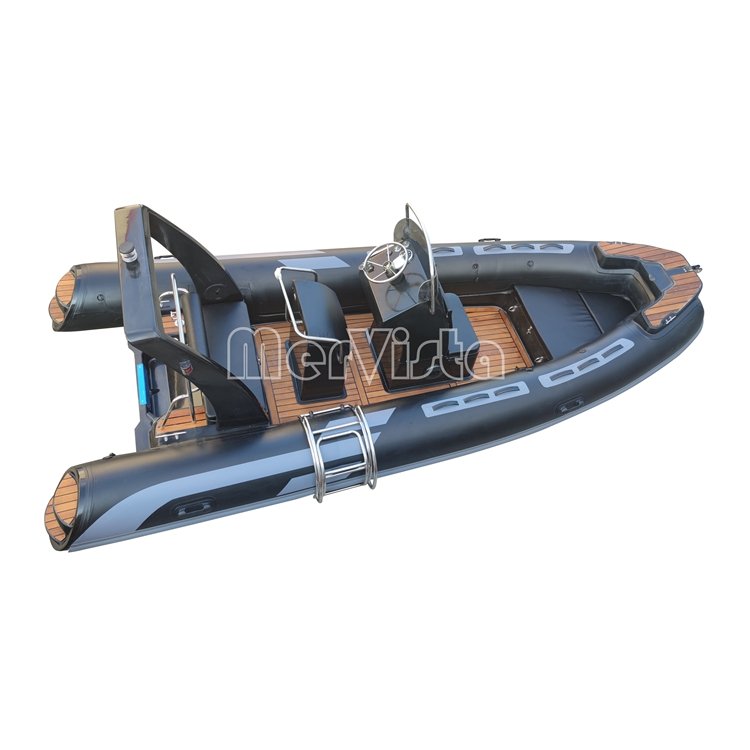 CE 17ft RIB 520 Inflatable Boat with Butter Fly Anchor Tray With Roll bar