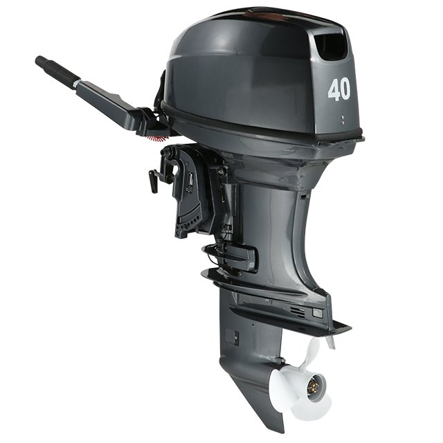 40 HP Yamaha Outboard 2-Stroke Speed Boat Engine Remote Control New Condition Electric Manual Starting System CDI 2 Cylinders
