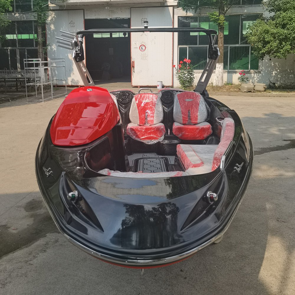 High-Performance 15ft Mini Yacht Double-Layer Fiberglass Boat 4.8M 5 Passenger Speed Boat Outboard Engine Accept Customized