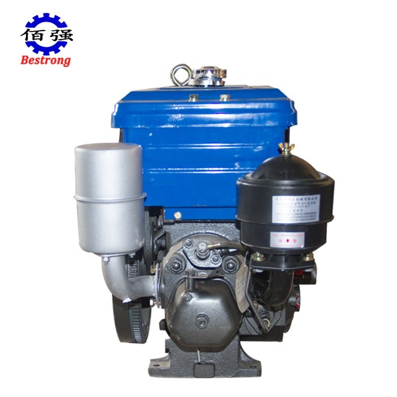 High Performance 7HP R180 Single Cylinder diesel Engine With Condenser/radiator Widely Used in Agriculture