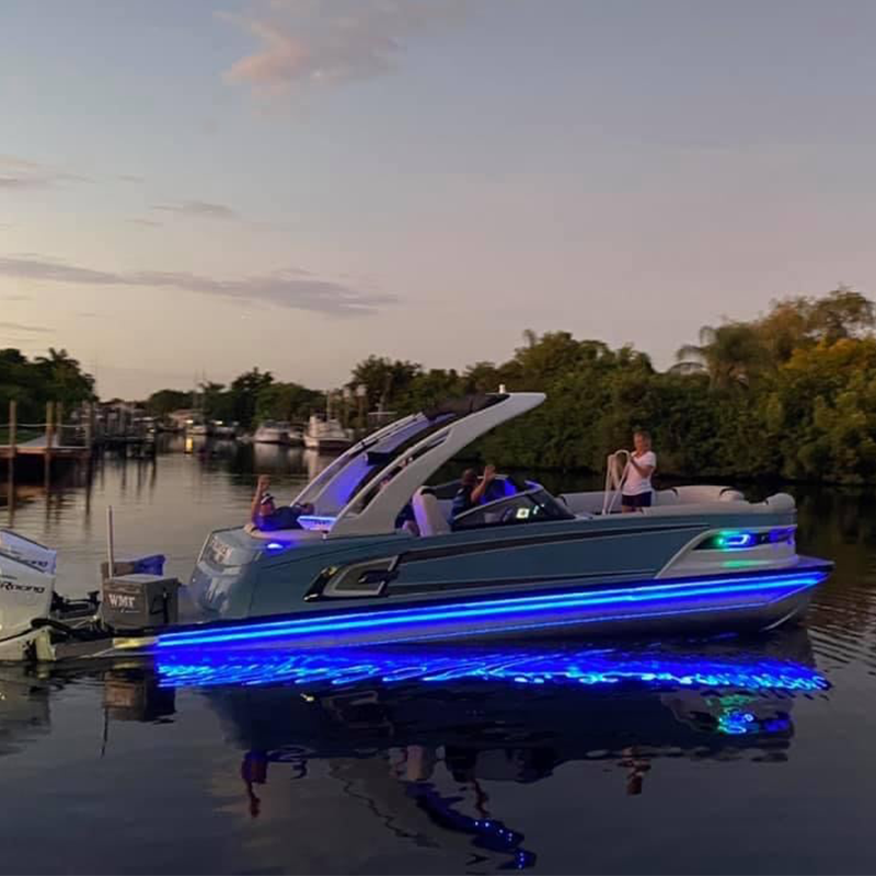 Professional Large Build Custom Floating Party Luxury Double Deck Aluminium Float Boat Pontoons Small Pontoon Boats