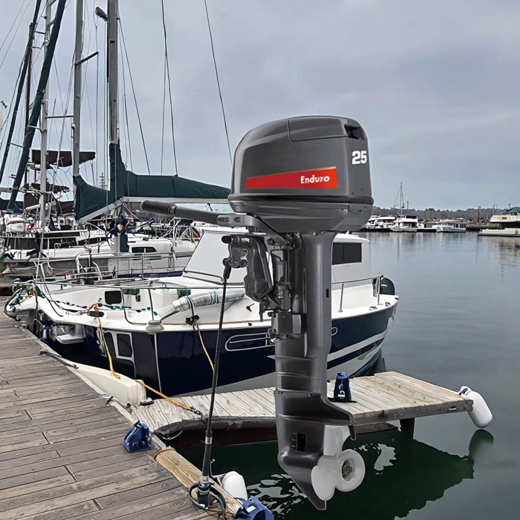 High Quality 25HP 2-Stroke Boat Engine Outboard Motor New Condition Long & Short Shaft Gasoline Fuel Type
