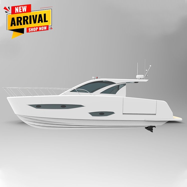 Kinocean 44ft Luxury Sport Yacht Aluminum Fishing Passenger Boat Use Outboard Engine for Sale