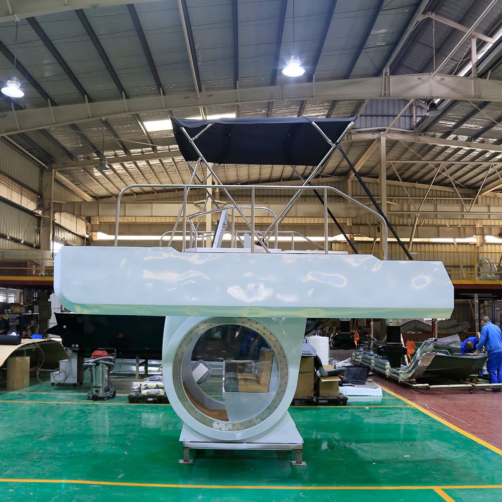2024 Kinocean Luxury Yacht Hybrid-Watercraft Submarine Boat with Aluminum Hull and Outboard Engine for Sightseeing