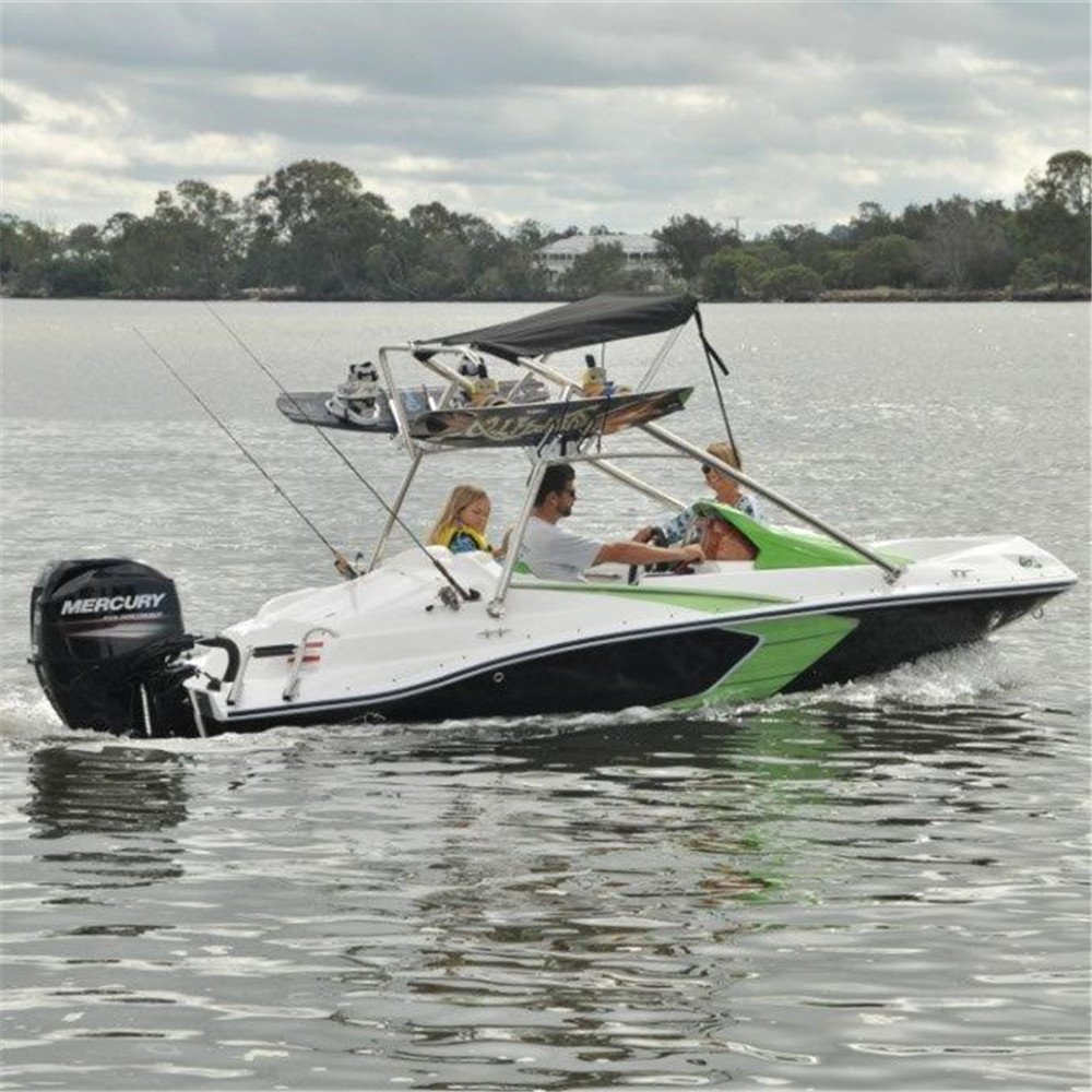 Outboard Engine Mini Boat Yacht Fiberglass Speed Boat