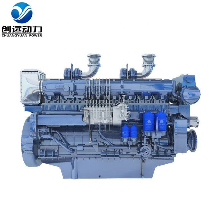 WEICHAI X8170 24v Electric Starter Inboard diesel Boat Engine Factory Price for Sale