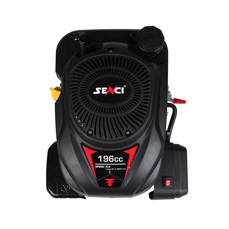 SENCI Single Cylinder 131cc Machinery Petrol Motor Vertical Shaft Gasoline Engine