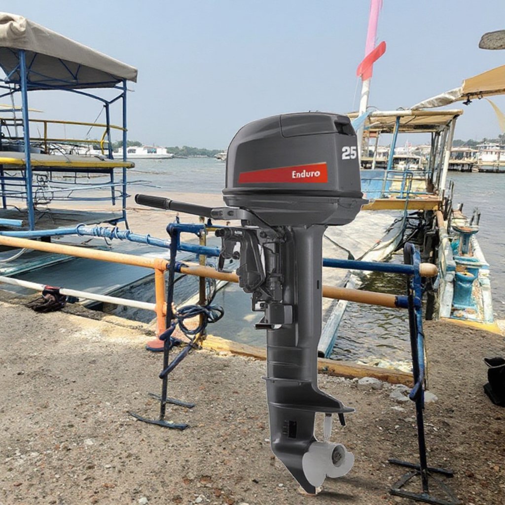 High Quality 25HP 2-Stroke Boat Engine Outboard Motor New Condition Long & Short Shaft Gasoline Fuel Type
