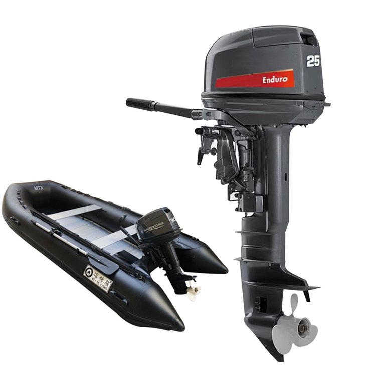 High Quality 25HP 2-Stroke Boat Engine Outboard Motor New Condition Long & Short Shaft Gasoline Fuel Type