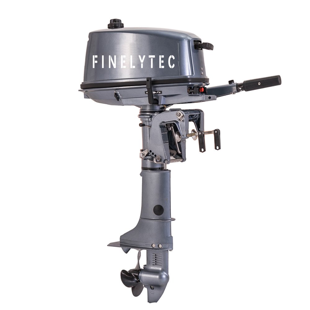 Small Fishing Boat Motor High Speed Outboard Motor 6 HP Water Cooling