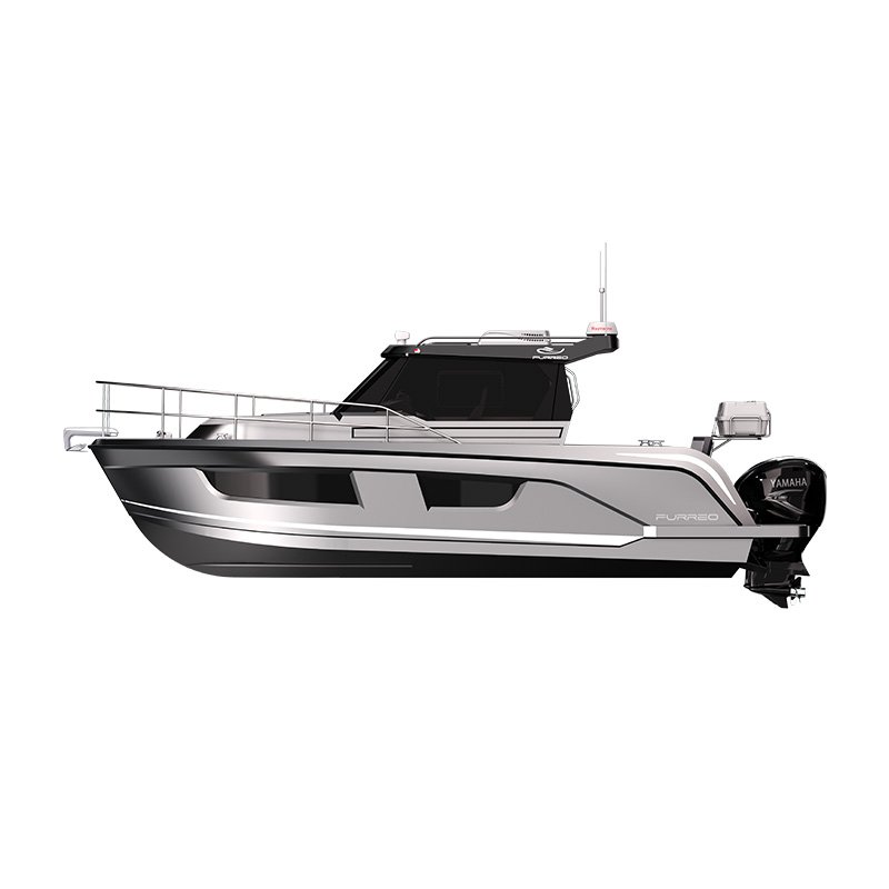 2025 Ocean Hunter High Quality Fishing Boat for 8 Persons with Outboard Engine Hull for Sport and Entertainment
