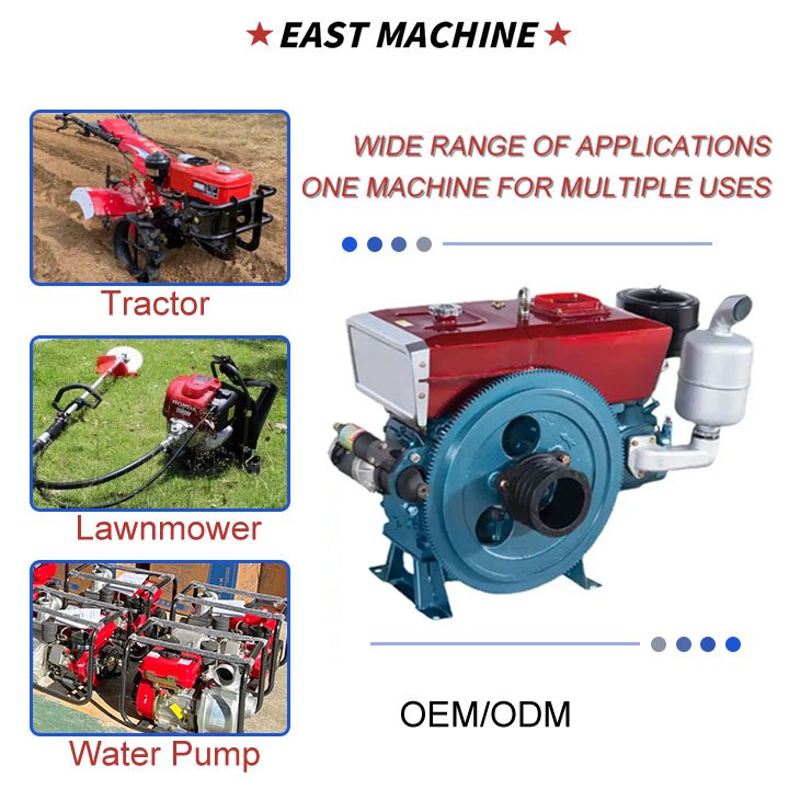 Motor 4Jb1T 16Hp Fire Water Cooled 192Fa 6.5Hp Zs1115 Zs1100 200Hp Diesel Engine for Water Pump Truck 4d56 Turbo Engine diesel