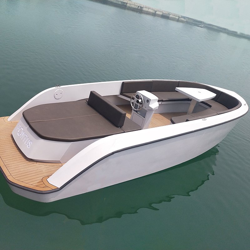 Professional Boat Manufactured 6.5m Aluminum Alloy Boat with Outboard Engine